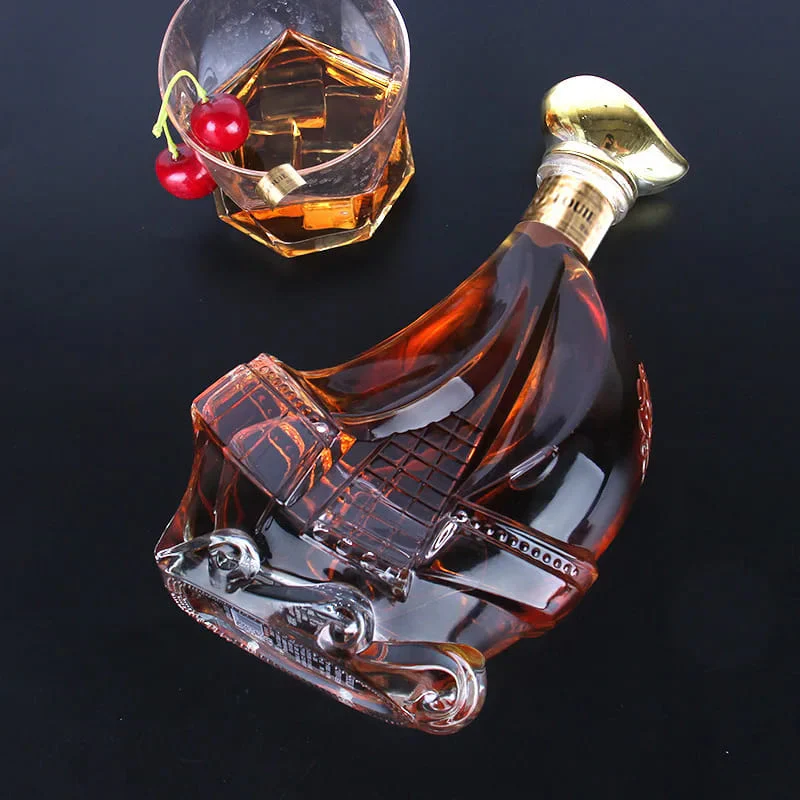 Alternative view of Decanter de Vinho Whisky Vidro Caravela Bar em Casa 700ml