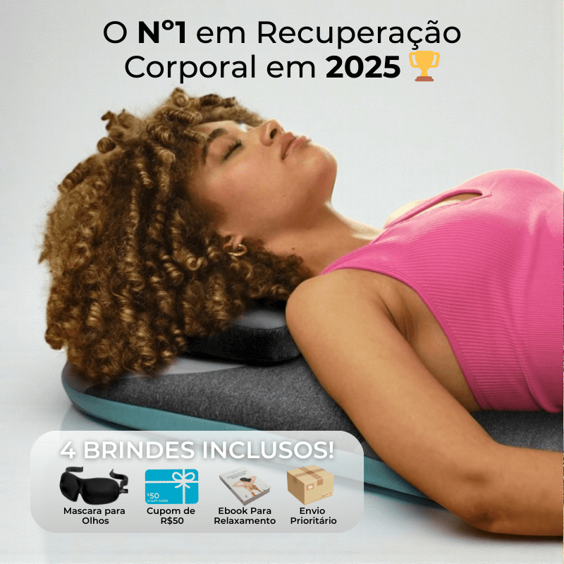 Tapete Massageador e Alongador de Coluna SpineRelax Pro™ - GRÁTIS 4 BRINDES EXCLUSIVOS